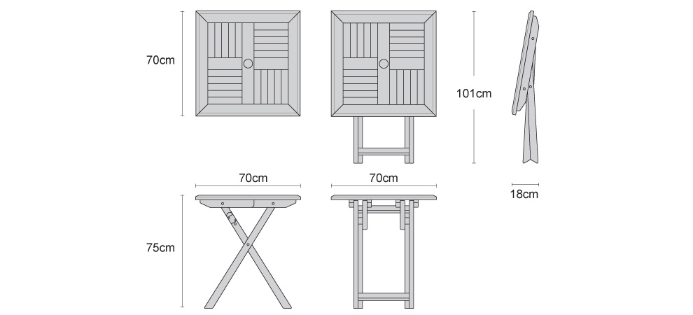 folding table